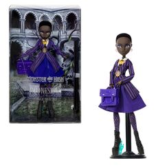 Monster High x Wednesday-Sammelpuppe, Bianca Barclay in Nevermore Academy-Uniform