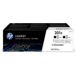 HP 201X 2er-Pack Schwarz Original LaserJet Tonerkartuschen mit hoher Reichweite