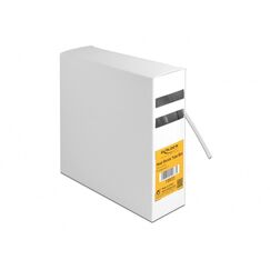 DeLOCK Schrumpfschlauch Box, Schrumpfungsrate 2:1, 15 m x 2,4 mm transparent