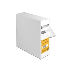 DeLOCK Schrumpfschlauch Box, Schrumpfungsrate 2:1, 4 m x 25,4 mm transparent