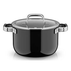 WMF Fusiontec Mineral Pro Kochtopf mit Deckel, 20 cm, Black 05.2002.5290