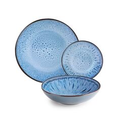 Ibili 693540 Geschirrset 12 Stück(e) Steingut Blau