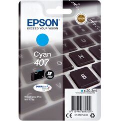 Epson 407L Tastatur DURABrite Ultra Single Cyan Tinte