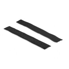 DeLOCK Klettband selbstklebend mit Haft- und Flauschband L 10 m x B 25 mm schwarz