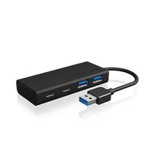 ICY BOX IB-HUB1426-U3, USB 3.2 Gen 1 Hub Type-A zu 2x Type-C® und 2x Type-A USB Anschlüssen