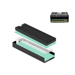 DeLOCK Kühlkörper für M.2 SSD 2280 schwarz