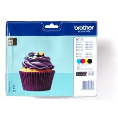 Brother LC-123VALBP Druckerpatrone 4 Stück(e) Original Schwarz, Cyan, Magenta, Gelb