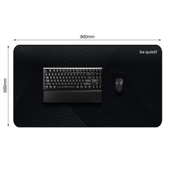 be quiet! Mousepad XL Gaming-Mauspad Schwarz