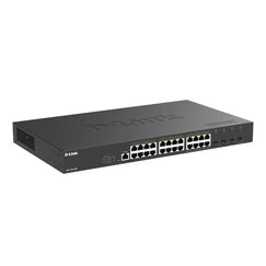 D-Link DGS-1250-28XP Managed L2+ Gigabit Ethernet (10/100/1000) Power over Ethernet (PoE) Desktop Schwarz