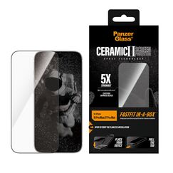 PanzerGlass ® Ceramic Displayschutz iPhone 18 Pro Max | 17 Pro Max Ultra-Wide Fit m. FASTFIT IN-A-BOX