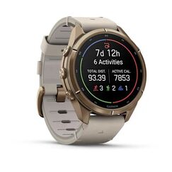 Garmin fēnix 9 Pro 3,3 cm (1.3") AMOLED 43 mm Digital 416 x 416 Pixel Touchscreen 4G Gold WLAN GPS