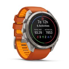 Garmin fēnix 9 Pro 3,81 cm (1.5") AMOLED 51 mm Digital 466 x 466 Pixel Touchscreen 4G Titan WLAN GPS