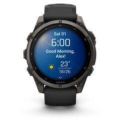 Garmin fēnix 9 3,56 cm (1.4") AMOLED 47 mm Digital 454 x 454 Pixel Touchscreen Titan WLAN GPS