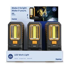 Hama W210 Schwarz, Gelb Magnetische Befestigung Taschenlampe LED