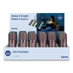Hama FL25 Schwarz, Blau, Grün, Rot Taschenlampe LED