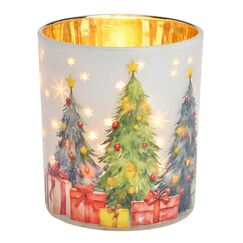 G. Wurm 10046426 Christbaumschmuck Kerzenring Glas Mehrfarbig 1 Stück(e)