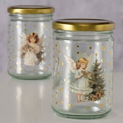 Boltze 2085801 Lebensmittelaufbewahrungsbehälter Rund Behälter 0,5 l Beige, Gold, Grün, Transparent 2 Stück(e)