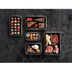 Duni Tray Contrast Schwarz