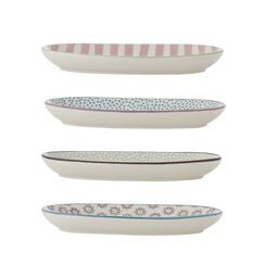 Bloomingville Patrizia Oval Steingut Mehrfarbig 4 Stück(e)