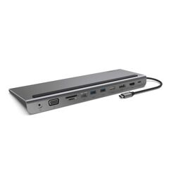 Belkin INC004BTSGY laptop-dockingstation & portreplikator Kabelgebunden USB 3.2 Gen 1 (3.1 Gen 1) Type-C Schwarz, Grau