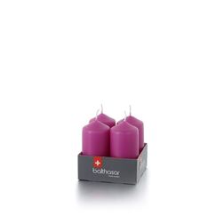 Balthasar Zylinderkerzen SWISSMADE himbeere, 40 x 80 mm
