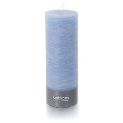 Balthasar Zylinderkerze Rustico denim, 80x220mm