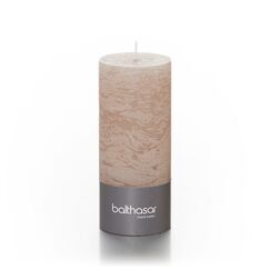 Balthasar Zylinderkerze Rustico taupe, 60x140mm