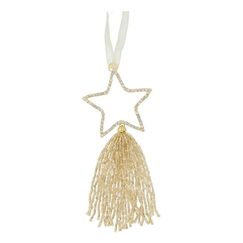 G. Wurm 10046734 Christbaumschmuck Weihnachtlicher Sternenschmuck Acryl Gold 1 Stück(e)