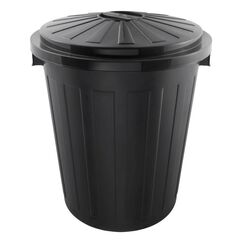 keeeper 1021482600000 Mülleimer 50 l Rund Kunststoff Graphit