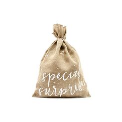 PartyDeco WRJ2-008 Geschenkverpackung Geschenkverpackungstasche Jute