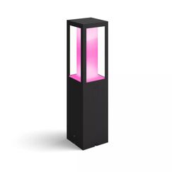 Philips Hue White and Color ambiance Impress Outdoor Sockelleuchte schwarz