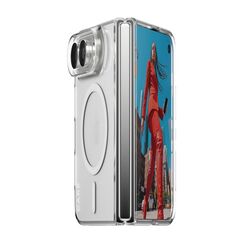 PanzerGlass CARE™ by ® SL1M Case Transparent m. Weiss MagSafe iPhone Duo