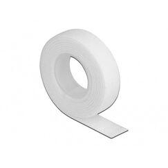 DeLOCK Klettband auf Rolle L 1 m x B 13 mm weiß