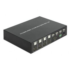 DeLOCK KVM 4 in 1 Multiview Switch 4 x HDMI mit USB 2.0