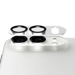 PanzerGlass ® Fender Kameraschutz Silber iPhone Duo