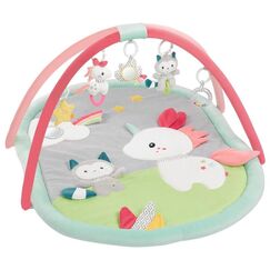 Fehn 057010 Baby Erlebnisdecke & Spielmatte Stoff, Plüsch, Polyester, Samt Mehrfarbig Baby-Turnhalle