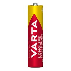 Varta Batterien AAA, 4 Stück, Longlife Max Power, Alkaline, 1,5V, ideal für Digitalkamera, Controller, Blutdruckmessgerät, Made in Germany