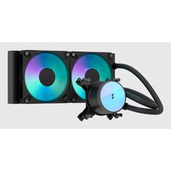 Fractal Design Radius 240 RGB Black Prozessor All-in-One-Flüssigkeitskühler 12 cm Schwarz 1 Stück(e)