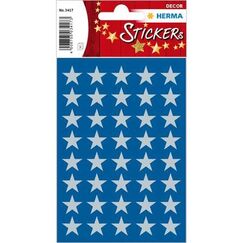 HERMA 3417 Dekorativer Aufkleber Papier Silber Permanent 120 Stück(e)