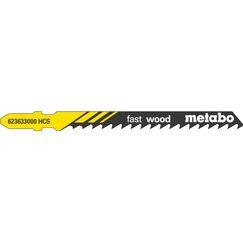 Metabo 100 Stichsägeblätter "fast wood" 74/ 4,0 mm (623712000)