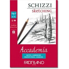 Fabriano Accademia Kunstdruckpapierblock 50 Blätter