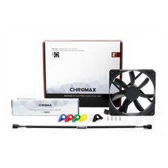 Noctua NF-S12A PWM chromax.black.swap Computergehäuse Ventilator 12 cm Schwarz 1 Stück(e)