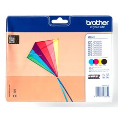 Brother LC-223VALBP Druckerpatrone 4 Stück(e) Original Schwarz, Cyan, Magenta, Gelb