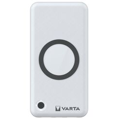 Varta 2 in 1 Power Bank und Wireless Charger, kabelloses Ladegerät, Powerbank 15000mAh, LED Ladestandanzeige, lädt bis zu 4 Geräte gleichzeitig, inkl. USB C Ladekabel