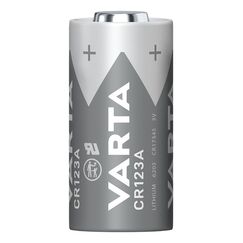 Varta Batterien CR123A Lithium Rundzelle, 2 Stück, 3V, Spezialbatterien für elektronische Kleingeräte, mit langanhaltender, höchster Leistung
