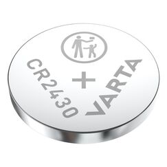 Varta Batterien Knopfzelle CR2430, 4 Stück, Lithium Coin, 3V, kindersichere Verpackung, für elektronische Kleingeräte