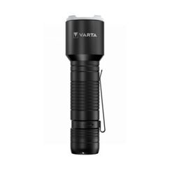 Varta Taschenlampe LED inkl. 3x AA Batterien, Aluminium Light F30 Pro Leuchte, Lampe mit drei Leuchtmodi, Taschenleuchte mit Aluminiumgehäuse, texturiertem Griff, stoßfest