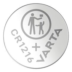 Varta Batterien Knopfzelle CR1216, 1 Stück, Lithium Coin, 3V, kindersichere Verpackung, für elektronische Kleingeräte - Autoschlüssel, Fernbedienungen, Waagen