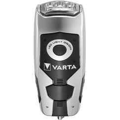 Varta Handkurbel Taschenlampe LED wiederaufladbar, Dynamo Light, Dynamolampe, batterieunabhängig, 1 Minute Kurbeln - 30 Minuten Leuchtzeit, stoßfest und spritzwassergeschützt