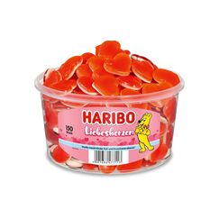 Haribo Liebesherzen Dose 150 Stück